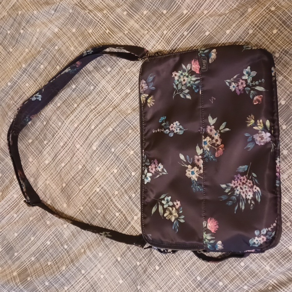 LUG Delta floral print laptop bag